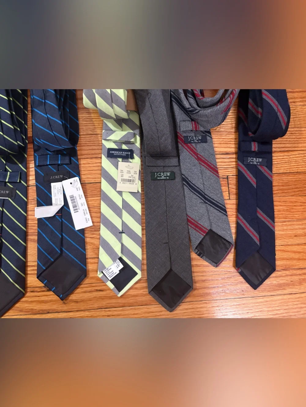 LOT of 10 Assorted Men’s Ties (Theory, JCrew, JCrew Factory, American Eagle)